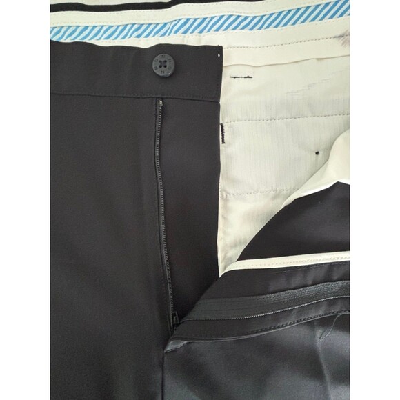 FJ FOOTJOY Black Flat Front Performance Stretch Golf‎ Pants Khakis Size 34x32 - Picture 7 of 10